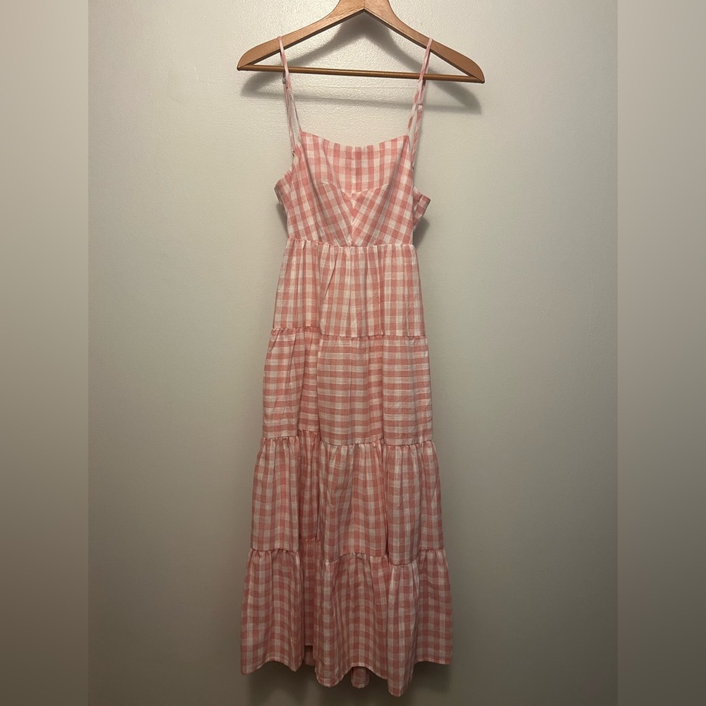 Petal & Pup | Pink Gingham Summer Dress